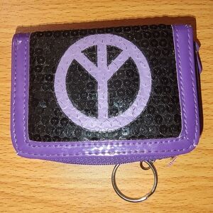 Peace Keychain Purse